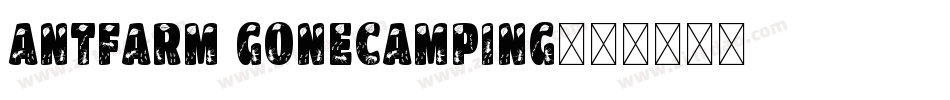 AntFarm GoneCamping字体转换